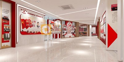 國資集團的黨建展廳如何做設計？