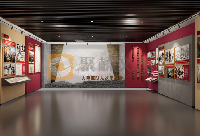 紅色主題展覽館動線設計