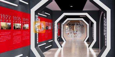 紅色展廳設(shè)計案例，怎樣更好的融入本地區(qū)的革命歷史？